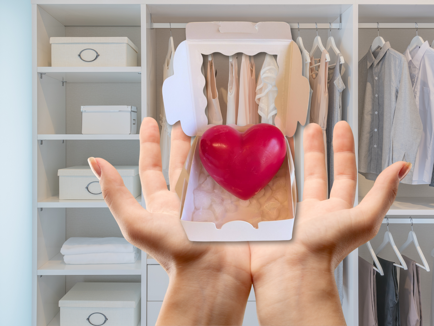 Wax heart Freshener for closets and drawers - Fall & Winter scents – Cozy, Woodsy & Spiced Scents for the Cooler Seasons
