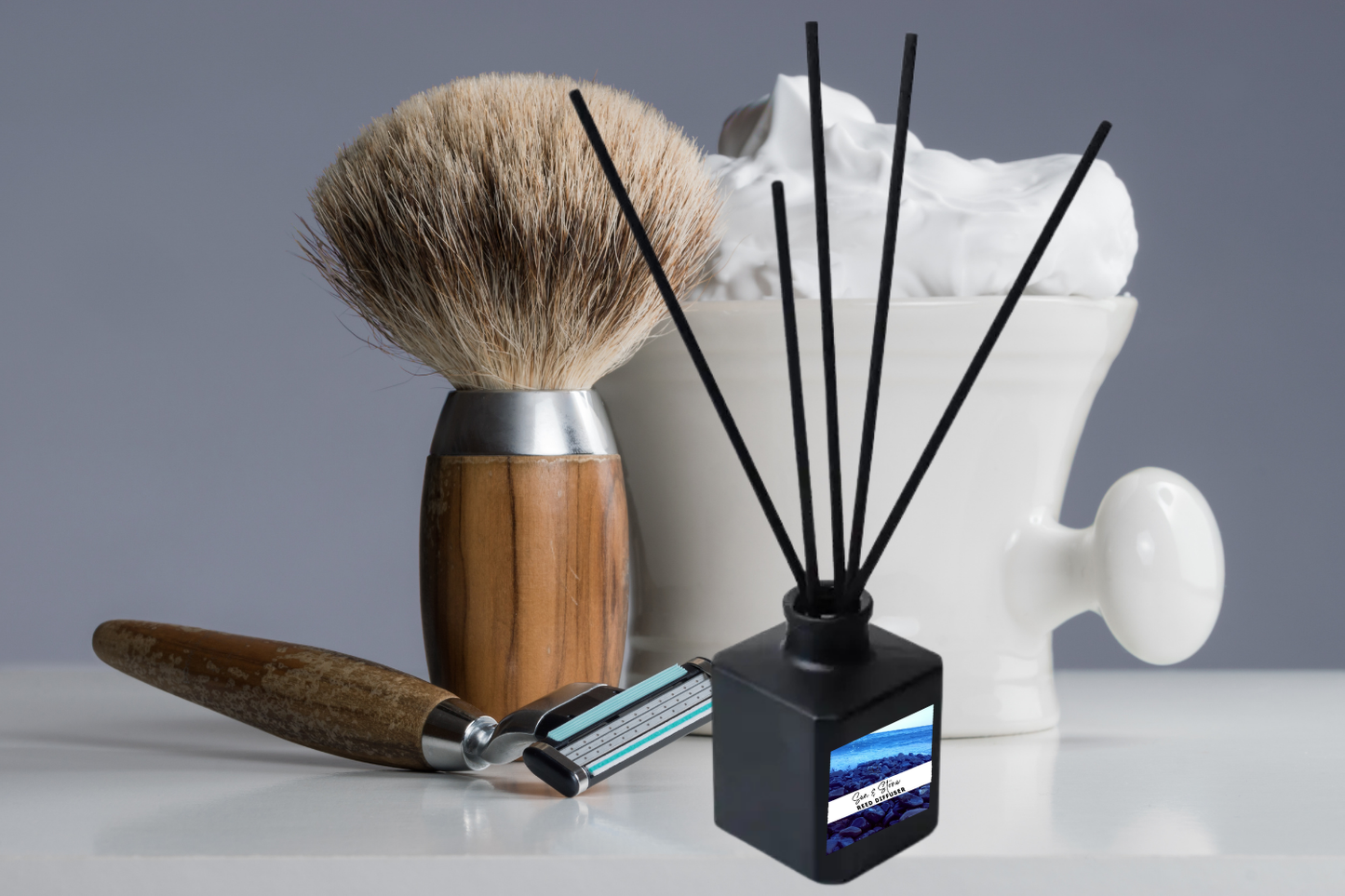 Bold & Masculine Reed Diffuser Collection – Sophisticated Scents with Obsidian, Currant, Wood & Smoke