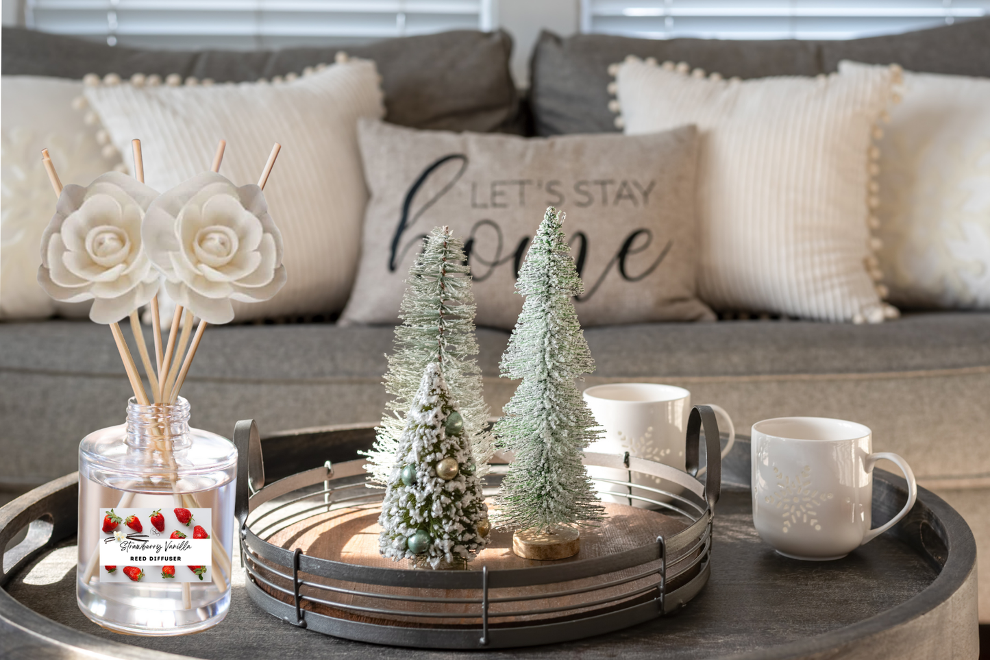 Warm & Cozy Reed Diffuser Collection – Comforting Scents with Vanilla, Pear, Marshmallow & Sweet Florals