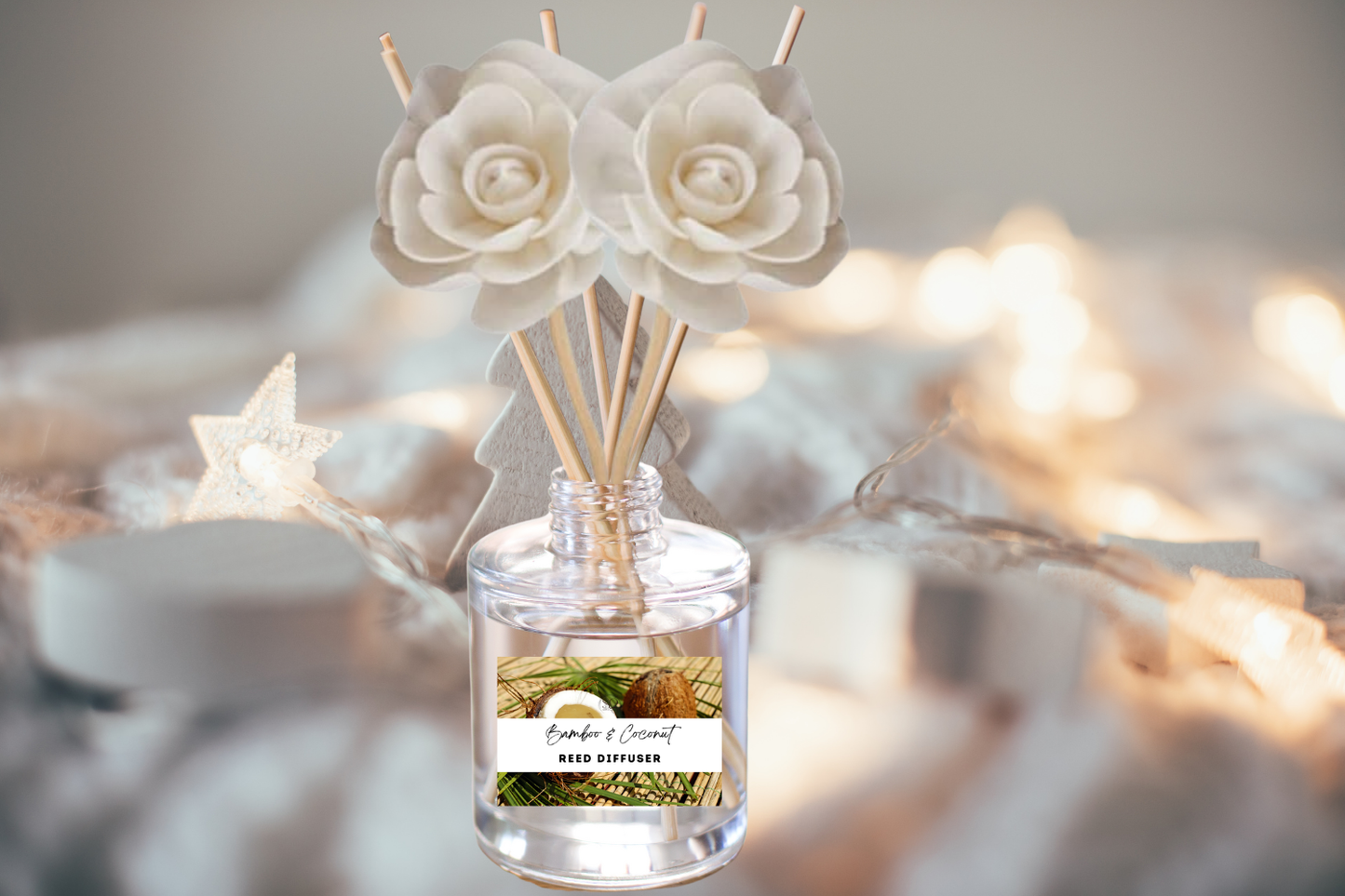 Warm & Cozy Reed Diffuser Collection – Comforting Scents with Vanilla, Pear, Marshmallow & Sweet Florals