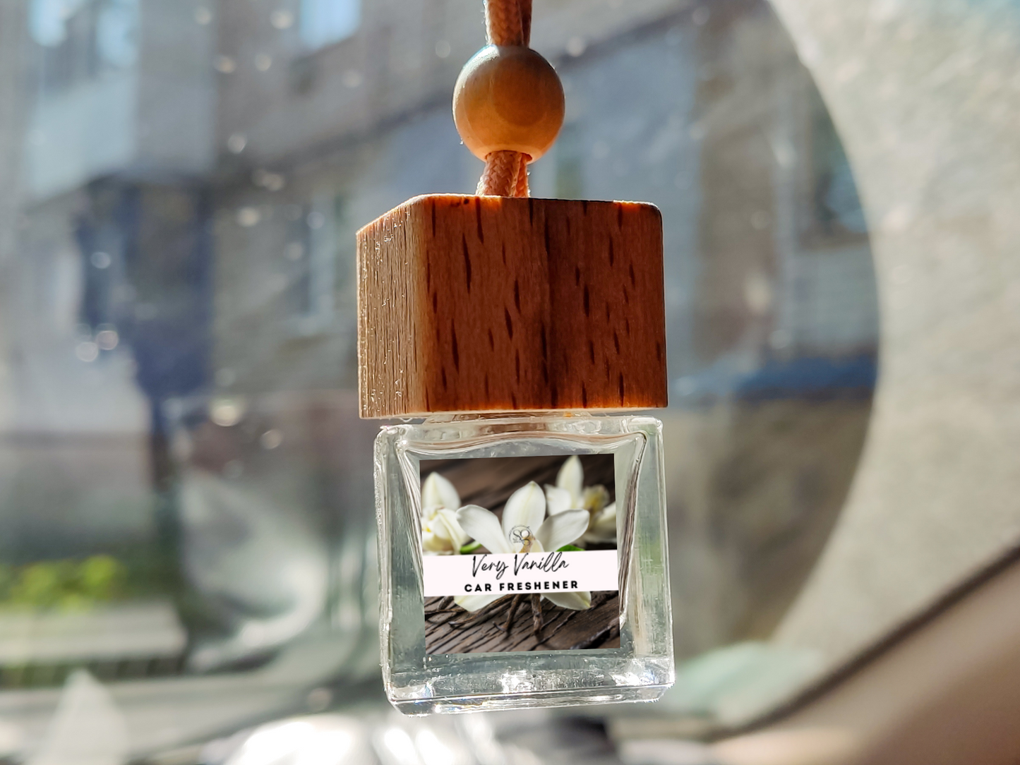 Warm & Cozy Hanging Car Freshener Collection – Sweet Vanilla, Pear & Toasted Marshmallow