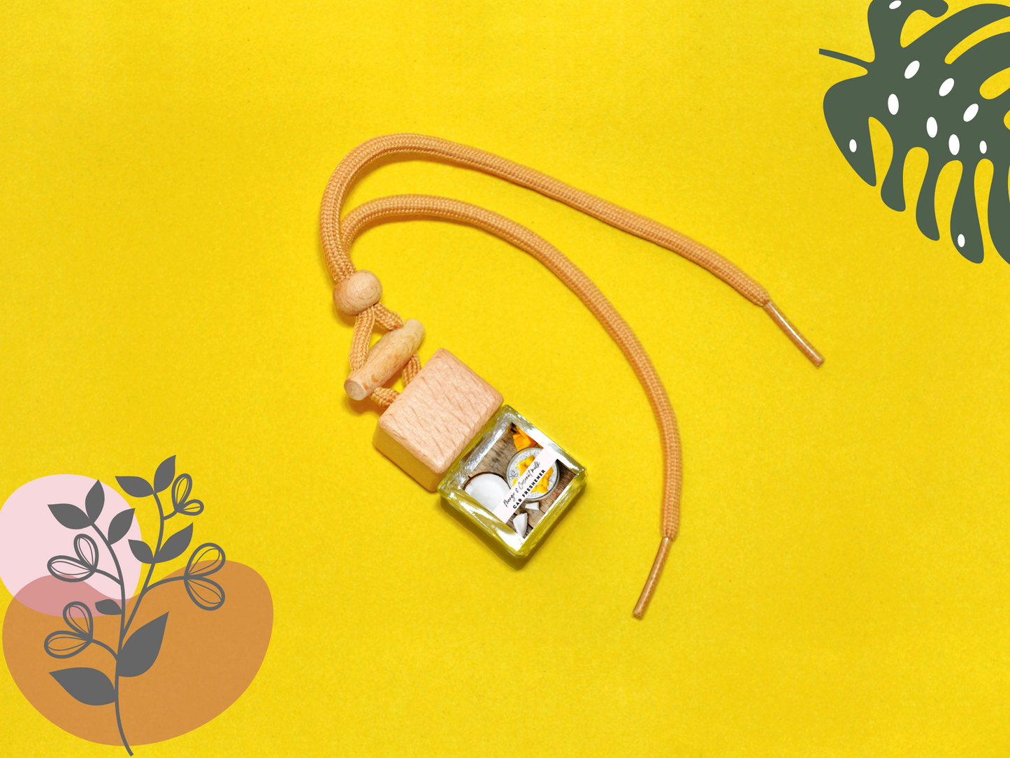 Warm & Cozy Hanging Car Freshener Collection – Sweet Vanilla, Pear & Toasted Marshmallow