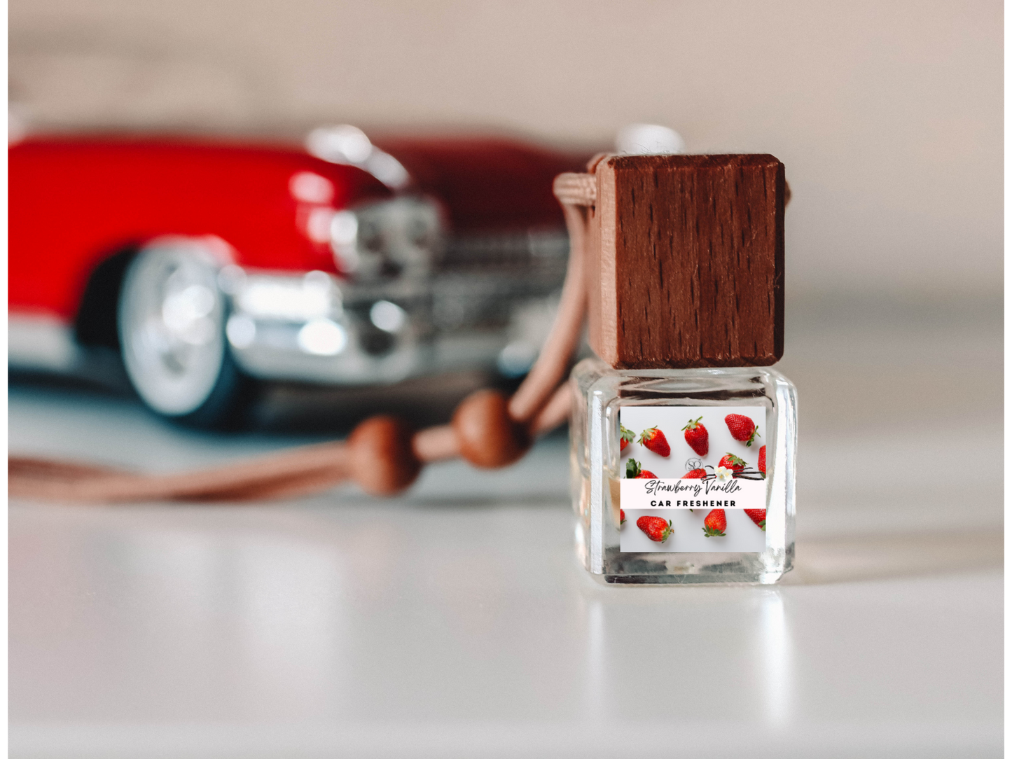 Warm & Cozy Hanging Car Freshener Collection – Sweet Vanilla, Pear & Toasted Marshmallow