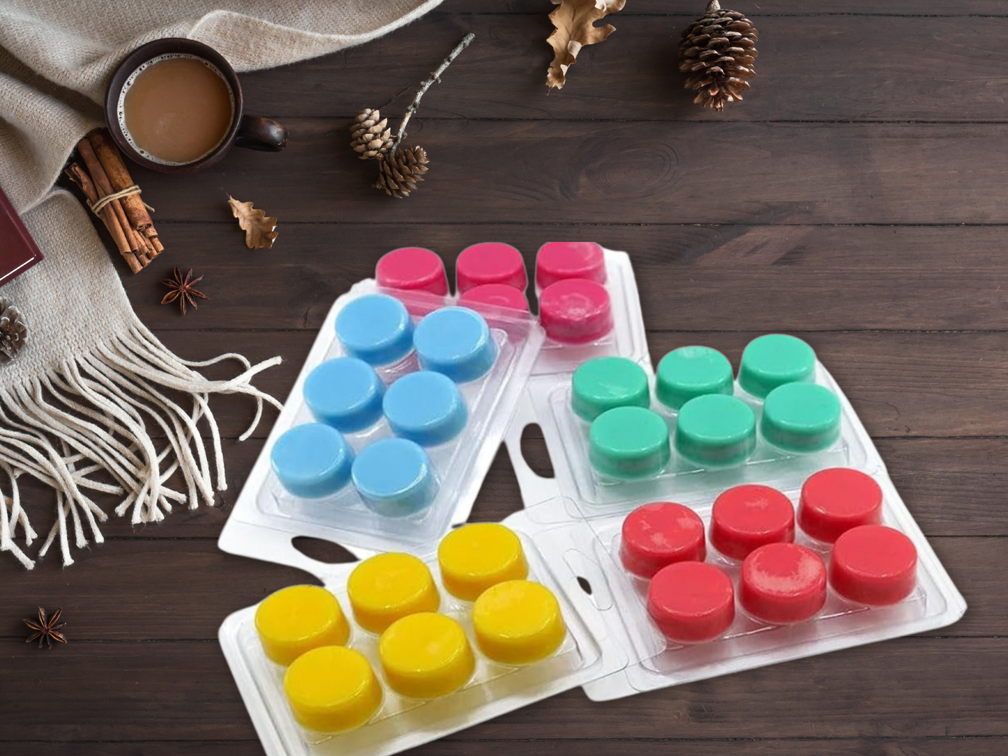 Clamshell Wax Melts - Cozy & Comforting – Warm, Inviting Scents for Relaxation & Seasonal Gifting