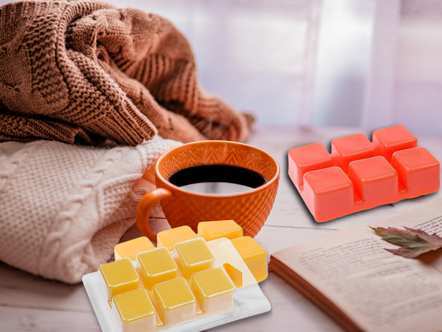 Clamshell Wax Melts - Cozy & Comforting – Warm, Inviting Scents for Relaxation & Seasonal Gifting