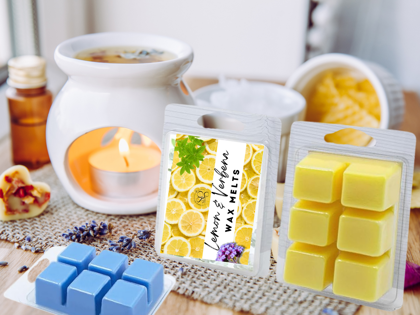 clamshell Wax Melts - Spa & Relaxation – Calming Aromas for Wellness, Self-Care & Gift Sets