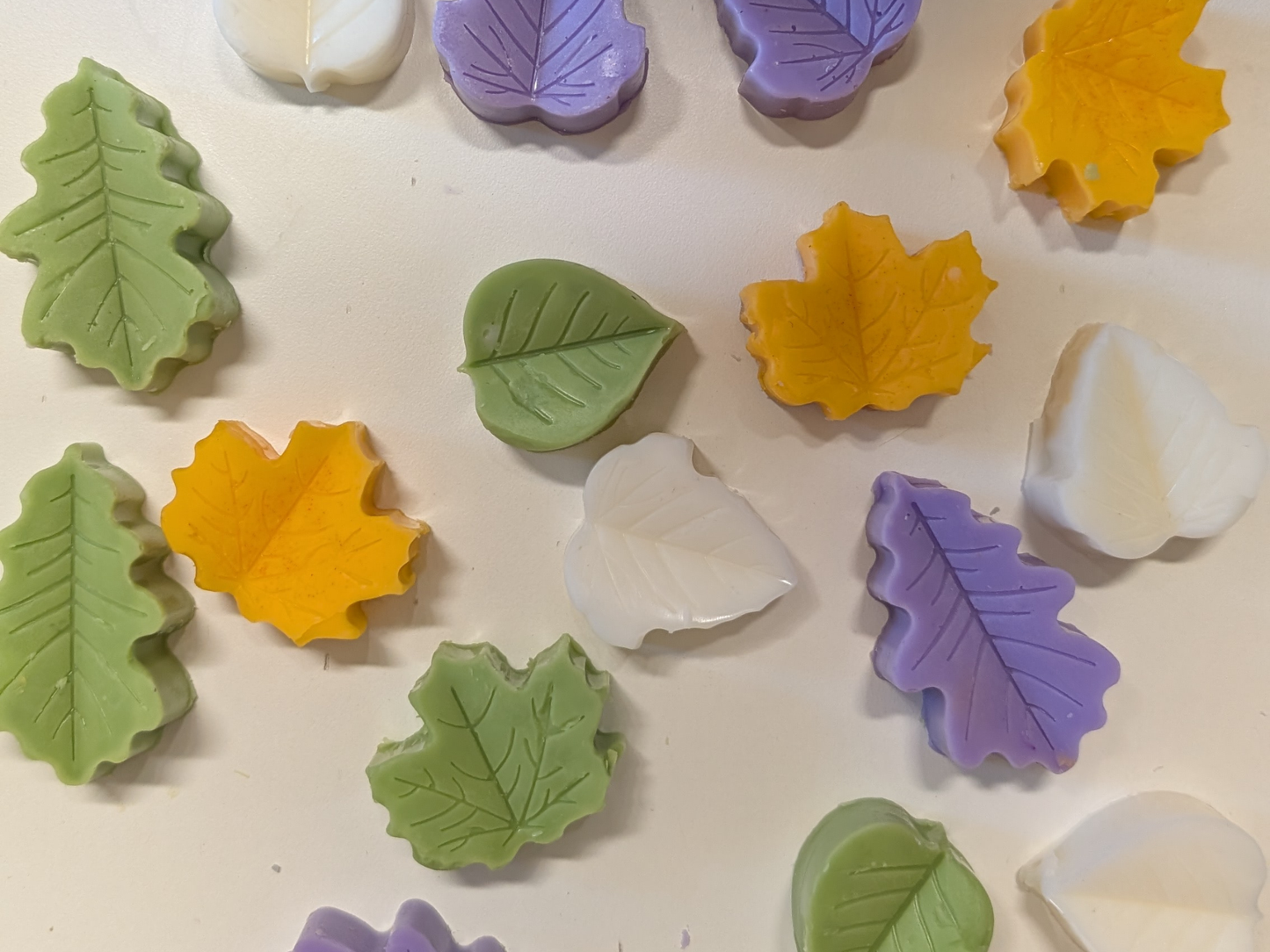 Autumn Leaves Wax Melts – Set of Seasonal Leaf-Shaped Melts – Limited Edition Fall Scents – Handcrafted Wax Tarts for Warmers