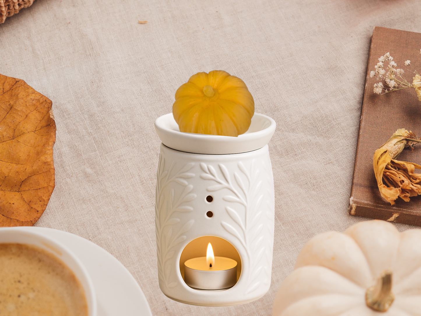 Set of 4 Pumpkin Wax Melts – Fall Limited Edition – Handcrafted Autumn Scented Wax Tarts