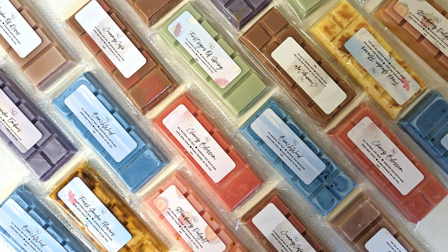 Wax Melts Bar – Spring & Summer scents – Fresh, Fruity & Floral for Bright Seasonal Vibes