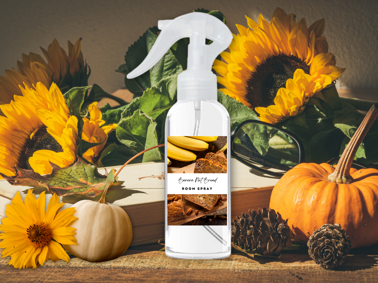 Warm & Cozy Room & Linen Spray Collection – Handcrafted Air Fresheners with Vanilla, Amber, Pear, and Comforting Seasonal Scents 4oz