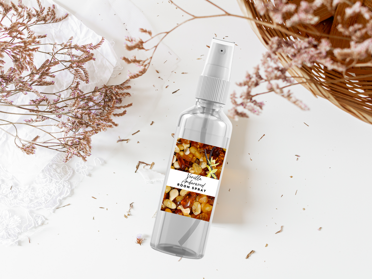 Warm & Cozy Room & Linen Spray Collection – Handcrafted Air Fresheners with Vanilla, Amber, Pear, and Comforting Seasonal Scents 4oz