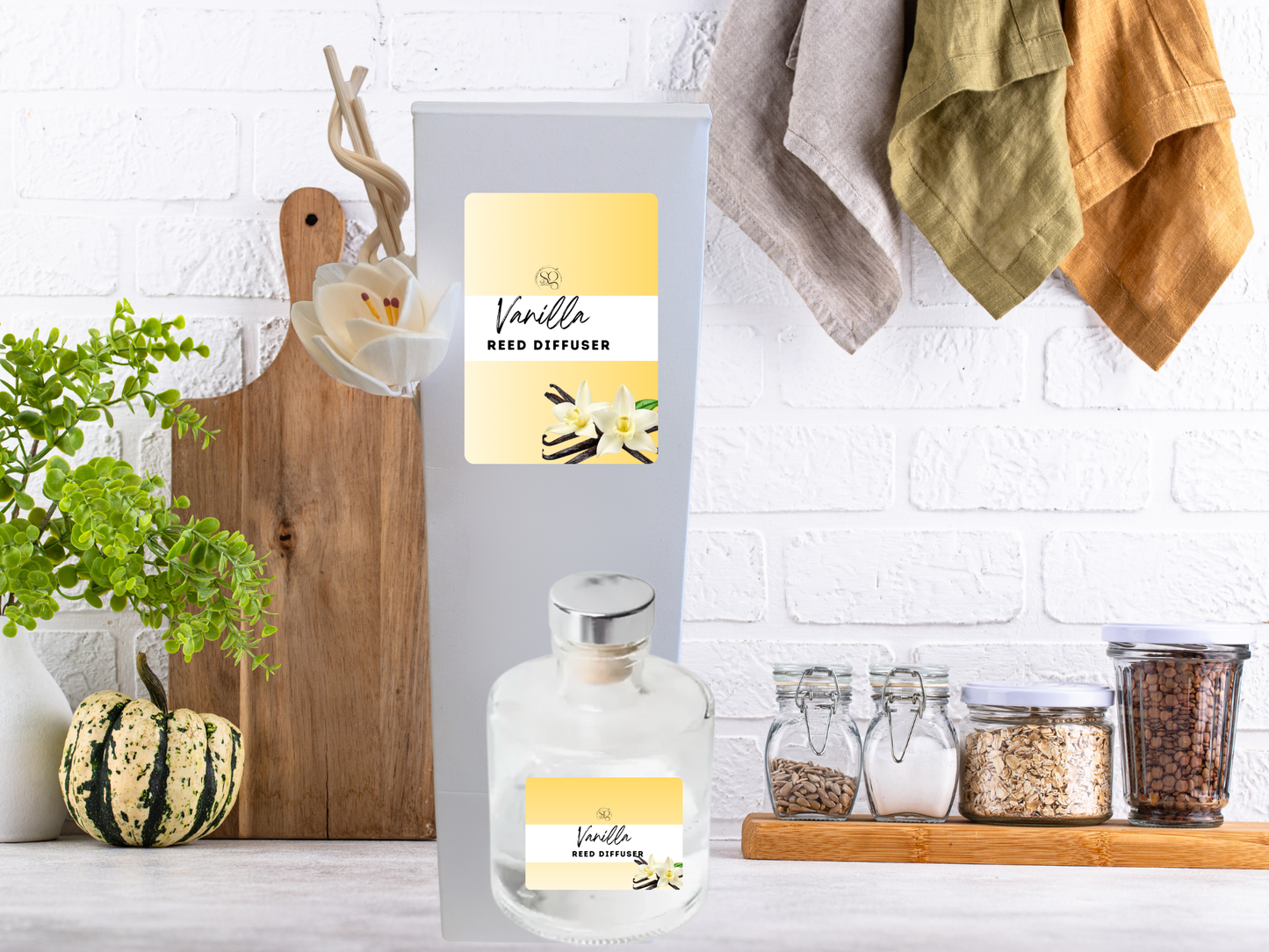 Vanilla Comfort Gift Box – Cozy Aromatherapy Spa Set | 3-Piece, 4-Piece, or 6-Piece Options | Warm Home Fragrance Gift