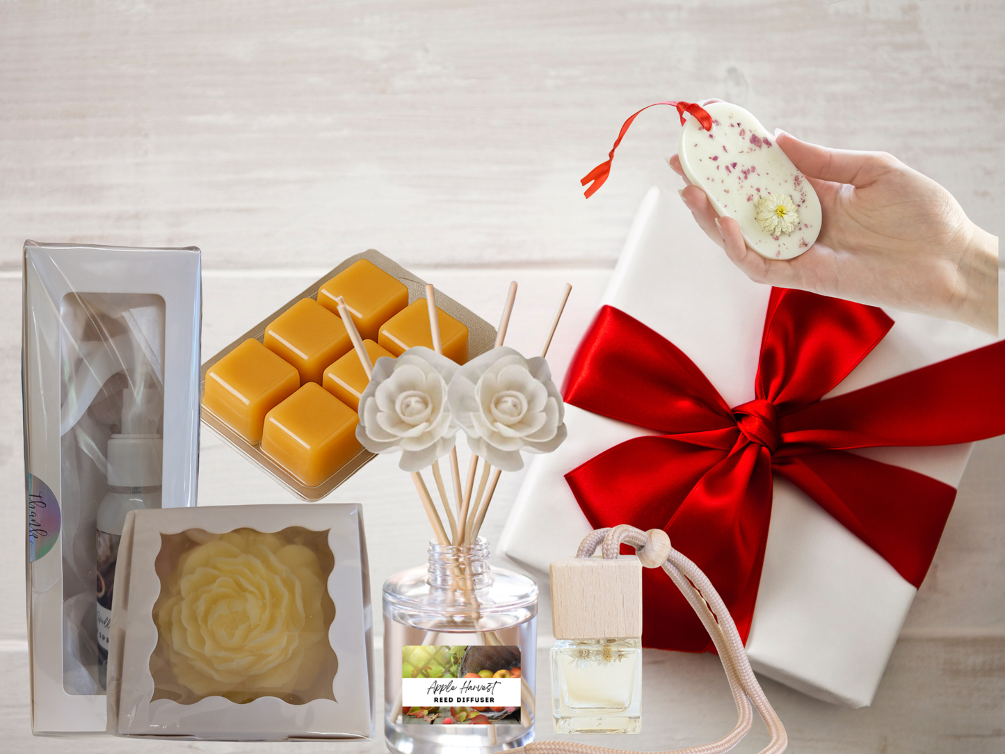 Holiday Glow Gift Box – Festive Home Fragrance Set | 3-Piece, 4-Piece, or 6-Piece Options | Christmas & Holiday Gift, Ready to Give