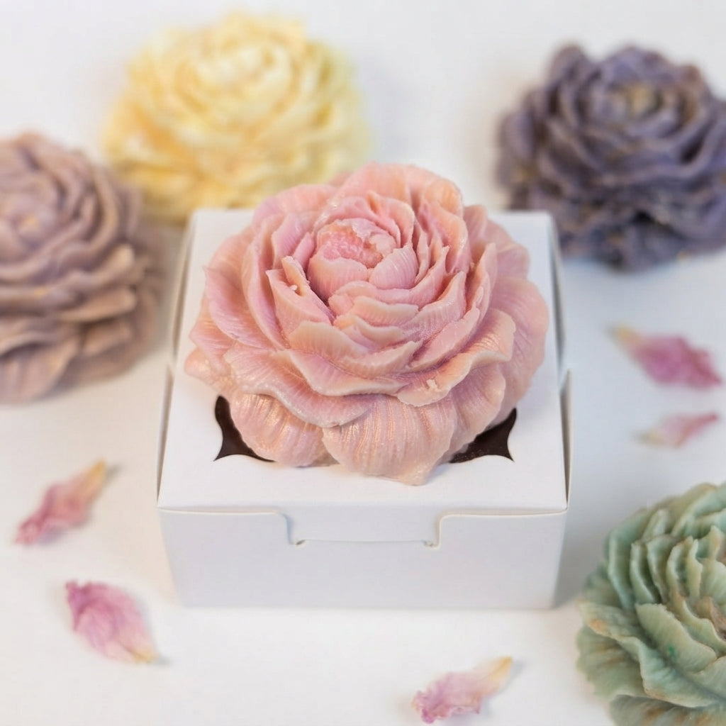 Decorative scented wax flower freshener in our best-selling signature scents