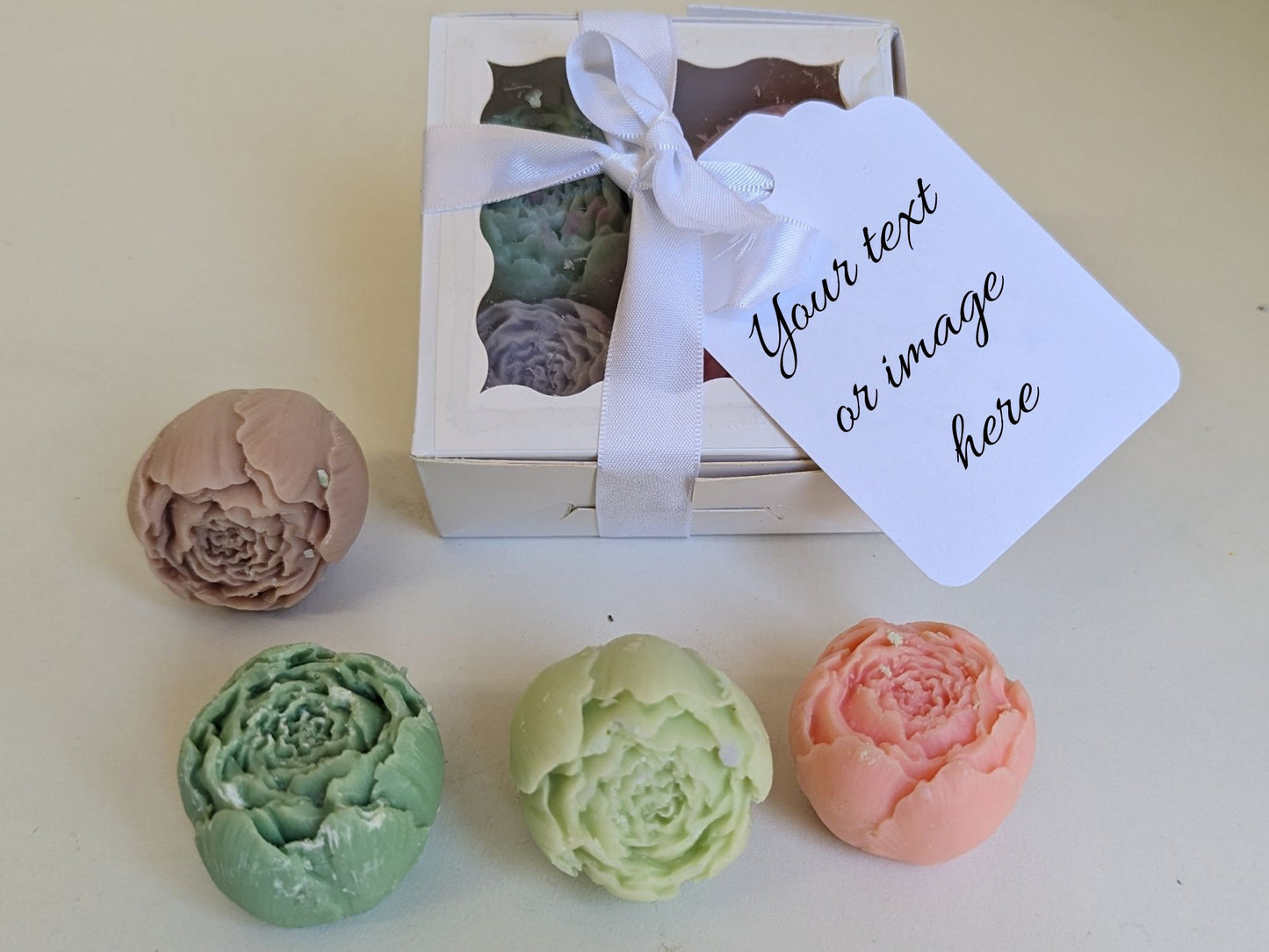 Wholesale Strong scented peony flower wax melts set of 100 |Scented wax melts in bulk |  Gift for home | corporate gifts | Air freshener