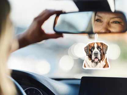 Dog Breed Car Air Freshener | 20+ Breeds | Double Sided |  High-Margin Pet Gift | Scented | Dog Mom Dog Dad Bestseller