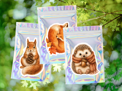 Woodland Friends Car Freshener Set of 3 — Fox, Squirrel &amp; Hedgehog