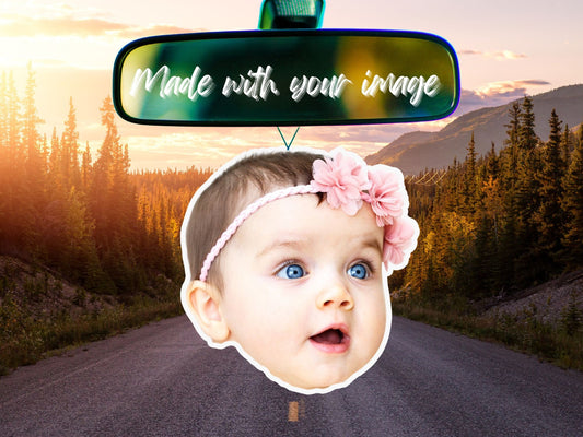 Custom beautiful gift for dad car air freshener | Custom car freshener | Gift for Mom | Grandparent gift Photo air freshener | Strong scent