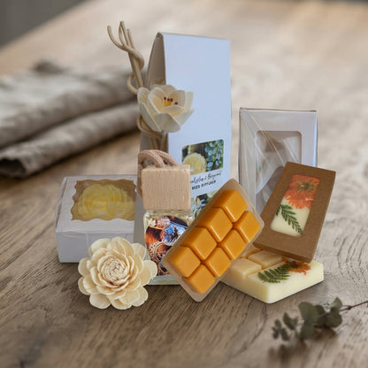 Holiday Glow Gift Box – Festive Home Fragrance Set | 3-Piece, 4-Piece, or 6-Piece Options | Christmas & Holiday Gift, Ready to Give