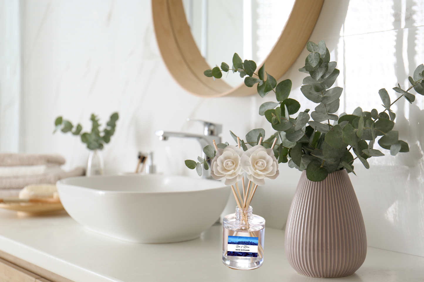 Spa & Serenity Reed Diffuser Collection – Calming Scents with Eucalyptus, Lavender, Bamboo & Citrus