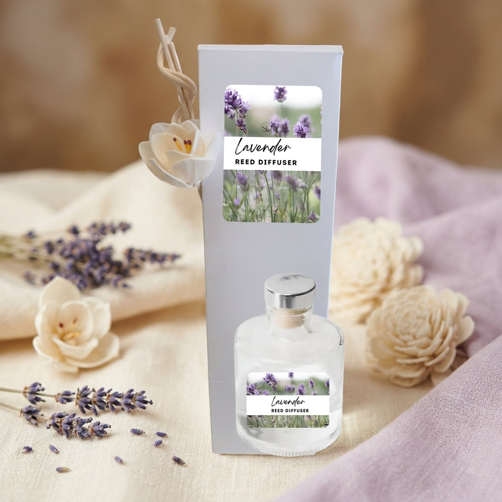 Lavender Serenity Gift Box – Calming Spa Set | 3, 4 or 6 Pieces
