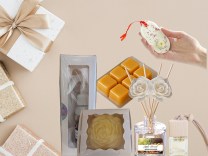 Holiday Glow Gift Box – Festive Home Fragrance Set | 3-Piece, 4-Piece, or 6-Piece Options | Christmas & Holiday Gift, Ready to Give
