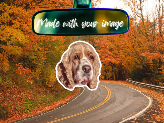 Custom pet air freshener | Custom car freshener | Photo air freshener | Dog dad gift | Pet gift for cat owner | Fall scents Limited edition