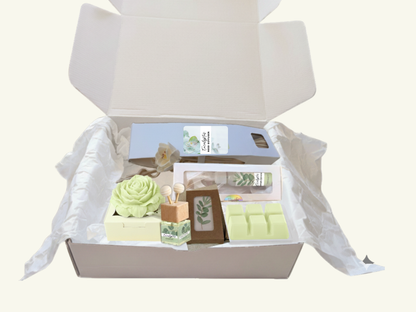 Eucalyptus Retreat Gift Box – Fresh Aromatherapy Spa Set | 3-Piece, 4-Piece, or 6-Piece Options | Refreshing Home Fragrance Gift
