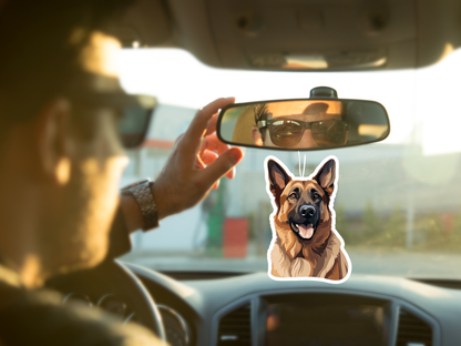 Dog Breed Car Air Freshener | 20+ Breeds | Double Sided |  High-Margin Pet Gift | Scented | Dog Mom Dog Dad Bestseller