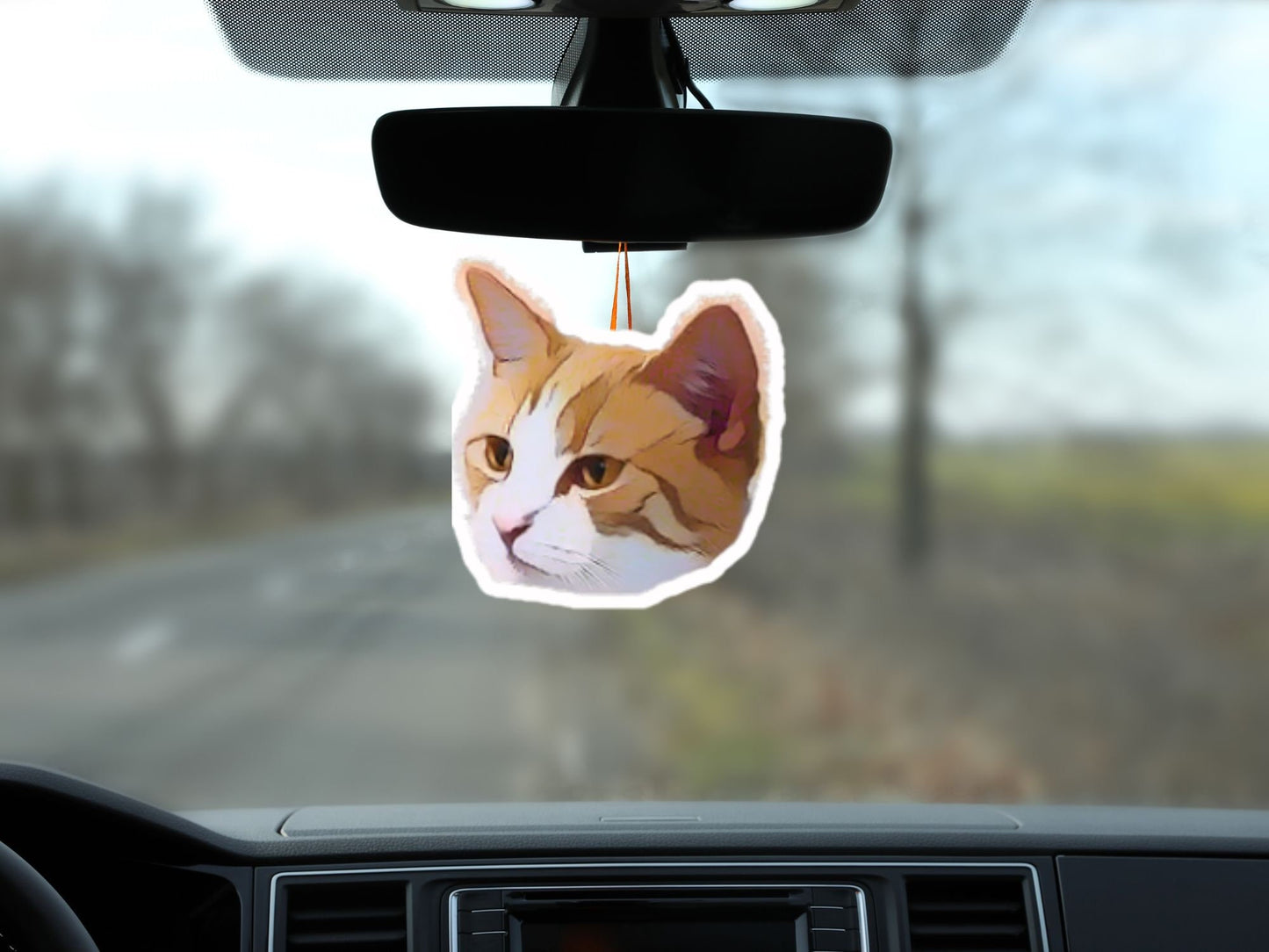 Custom Cartoon pet gift | Personalized  car freshener | Air freshener | gift for pet lovers | Dog dad gift | Gift for cat owner | Strong sc