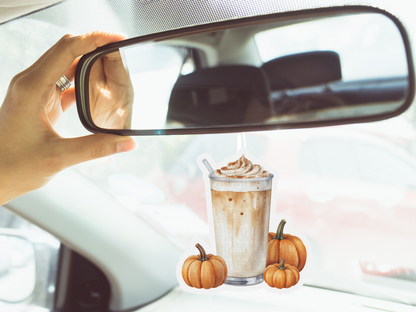 Harvest Coffee Car Freshener Set of 3 — Hot, Iced & To-Go
