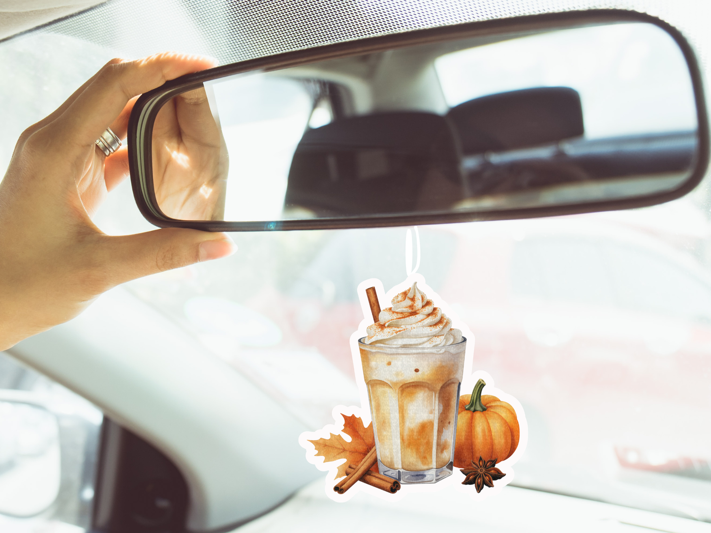 Harvest Coffee Car Freshener Set of 3 — Hot, Iced & To-Go