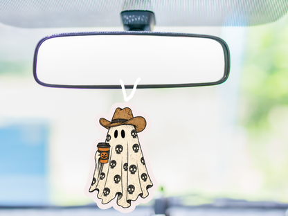 Ghost Gang Car Freshener Set of 3 — Candy Corn, Cowboy &amp; Spiderweb
