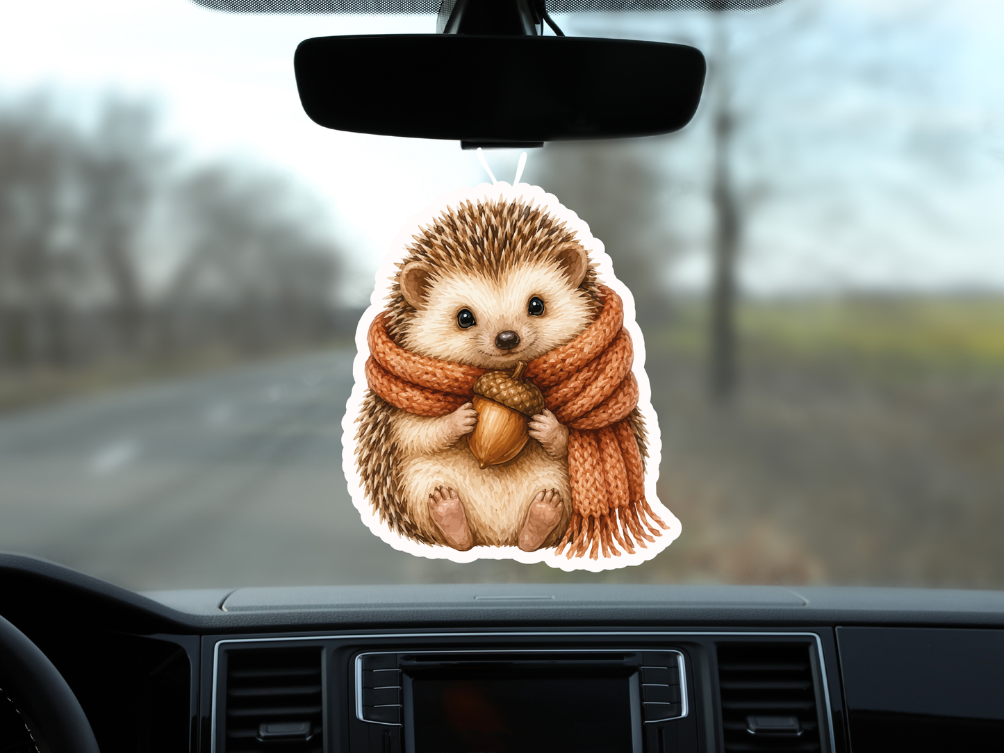Woodland Friends Car Freshener Set of 3 — Fox, Squirrel &amp; Hedgehog