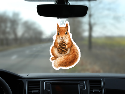 Woodland Friends Car Freshener Set of 3 — Fox, Squirrel &amp; Hedgehog