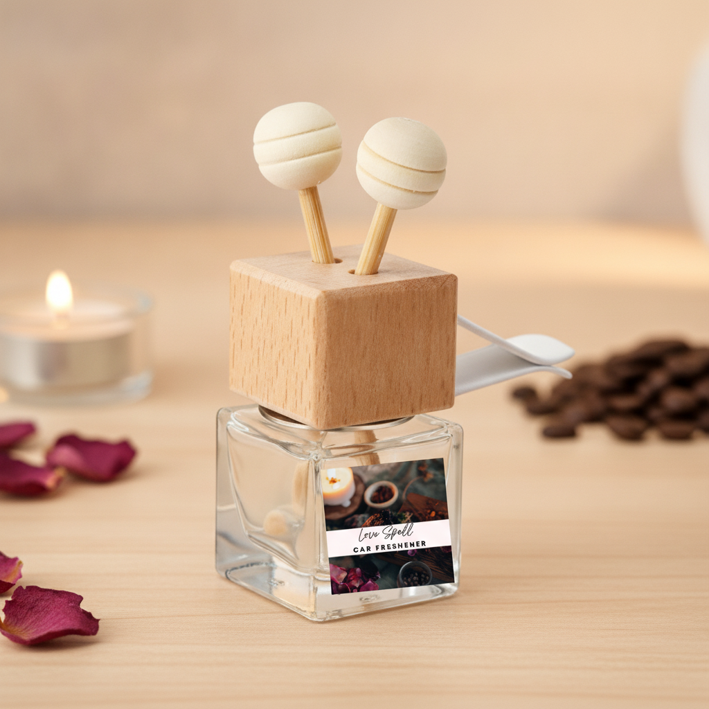 Bold & Masculine Vent Car Diffuser – Wood, Amber & Smoke