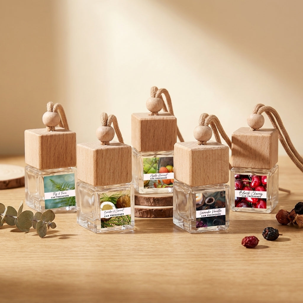 Fruity & Juicy Hanging Car Freshener Collection – Sweet & Tropical Scents