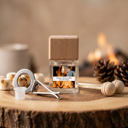 Bold & Masculine Vent Car Diffuser – Wood, Amber & Smoke
