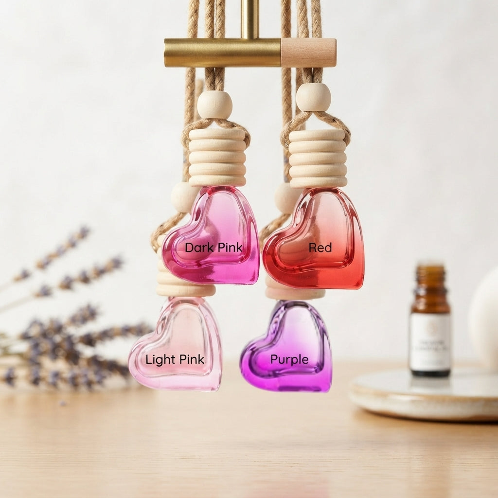 Floral & Feminine Hanging Car Freshener Collection – Elegant Blossoms