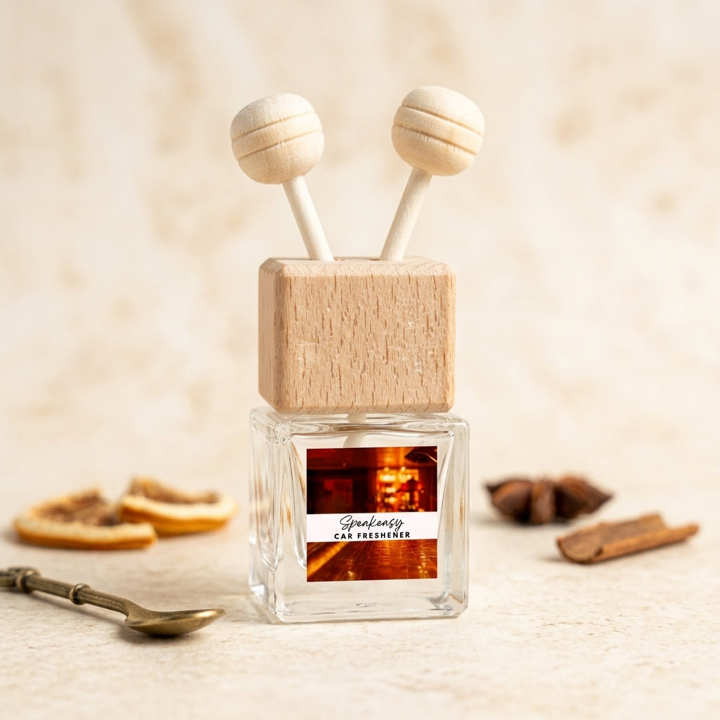 Bold & Masculine Vent Car Diffuser – Wood, Amber & Smoke