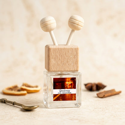 Bold & Masculine Vent Car Diffuser – Wood, Amber & Smoke