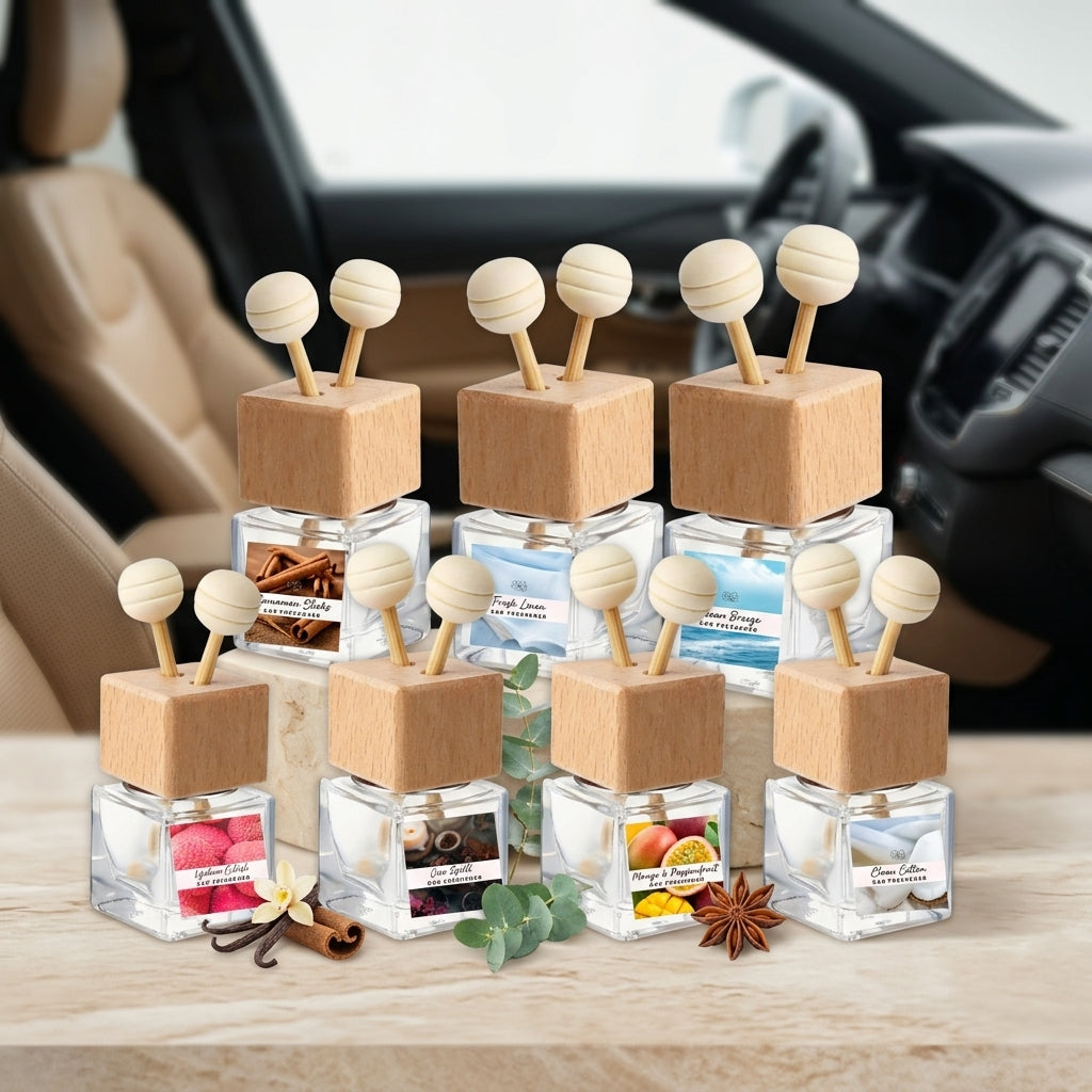 Bold & Masculine Vent Car Diffuser – Wood, Amber & Smoke