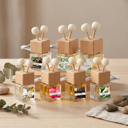 Vent-clip car diffuser, in earthy forest scents