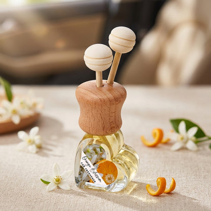 Vent-clip car diffuser, in elegant blossom scents