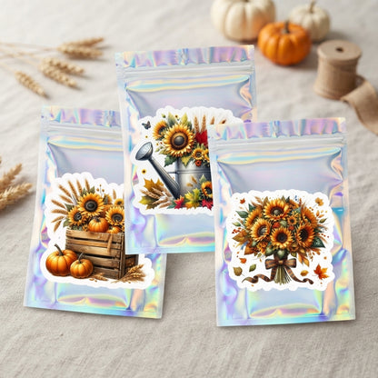 Sunflower Harvest Car Freshener Set of 3 — Bouquet, Watering Can & Crate
