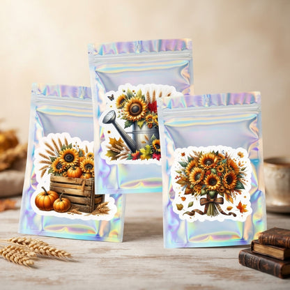 Sunflower Harvest Car Freshener Set of 3 — Bouquet, Watering Can & Crate