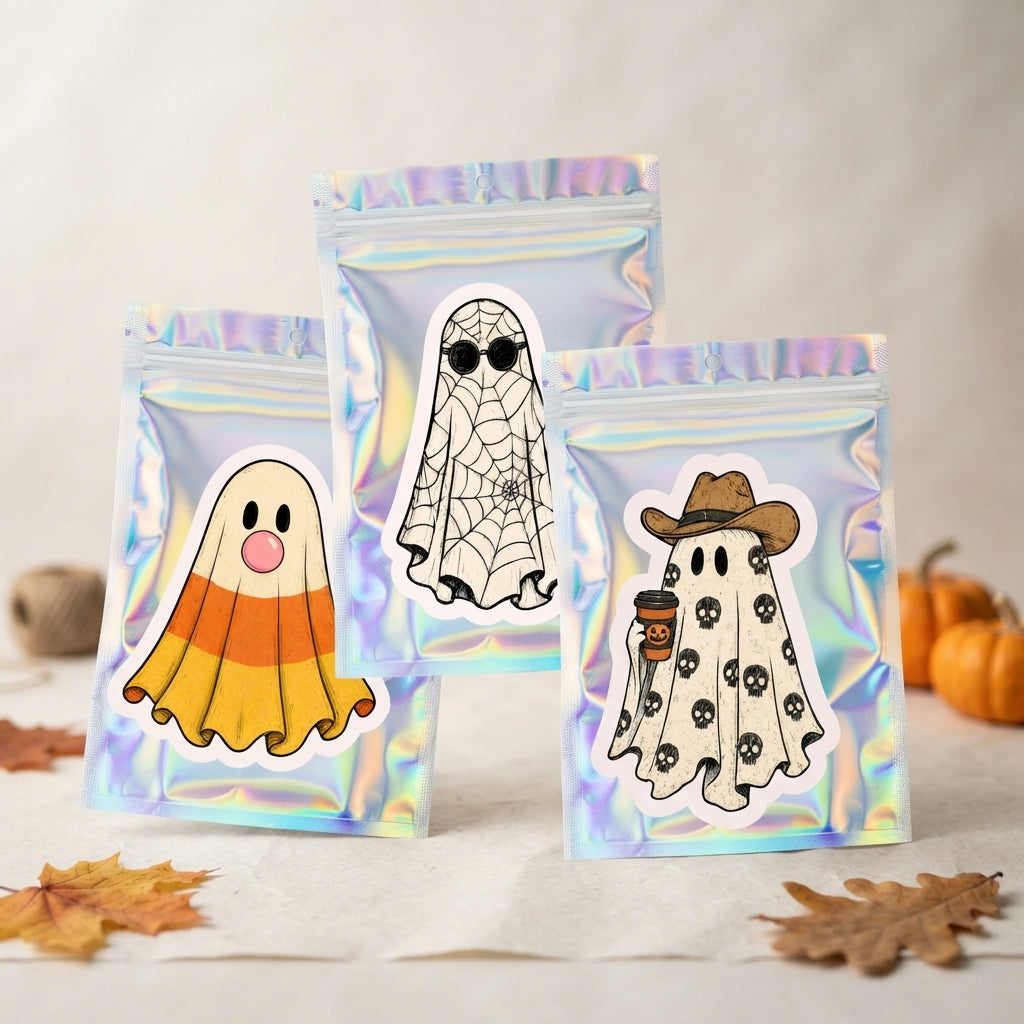 Ghost Gang Car Freshener Set of 3 — Candy Corn, Cowboy & Spiderweb