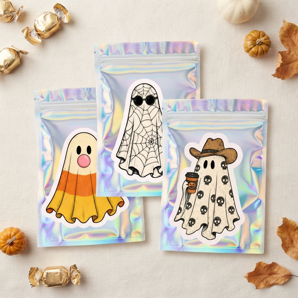 Ghost Gang Car Freshener Set of 3 — Candy Corn, Cowboy & Spiderweb