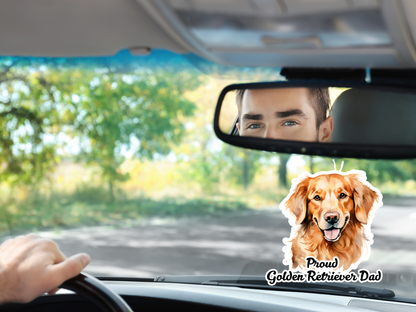 Dog Breed Car Air Freshener | 20+ Breeds | Double Sided |  High-Margin Pet Gift | Scented | Dog Mom Dog Dad Bestseller