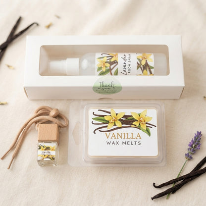 Vanilla Comfort Gift Box – Cozy Home Fragrance Set | 3, 4 or 6 Pieces